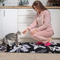 thumbnail image 3 of Pioneer Flower Floral Print Pattern Kitchen Rugs Sets Of 2,Anti Fatigue Kitchen Mat Rugs Non Slip Washable,Decorative Kitchen Floor Mats for Kitchen,Sink,Laundry,17"x30"+17"x47", 3 of 7