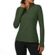 thumbnail image 2 of Craaazy Ladies Lightweight Running Pullover, Quick Dry Half Zip Top, Long Sleeve Athletic Shirt with Thumb Holes for Outdoor Activities Gifts, 2 of 7