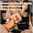 thumbnail image 4 of Multifunctional PU Leather Car Armrest Box Mat with Central Elbow, Universal 5-in-1 Car Center Console Cover, Leather Car Armrest Storage Box with Cup Holder, Tissue Box,Phone Holder (Coffee), 4 of 9