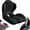 Black, variant on L-Shaped Ergonomic Memory Foam Seat Cushion,Ergonomic Memory Foam seat Cushion for car,Long Sitting,Lower Back Support Pillow for Office, Home, Driving (Green)