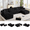 Black, variant on Howcool 149"W Oversized Modular Sectional Sofa,7-in-1 Corduroy U Shaped Sofa Couch with Double Chaise Lounge,Convertible Sleeper Sofa Bed,Deep Seat Cloud Couch for Living Room,Black