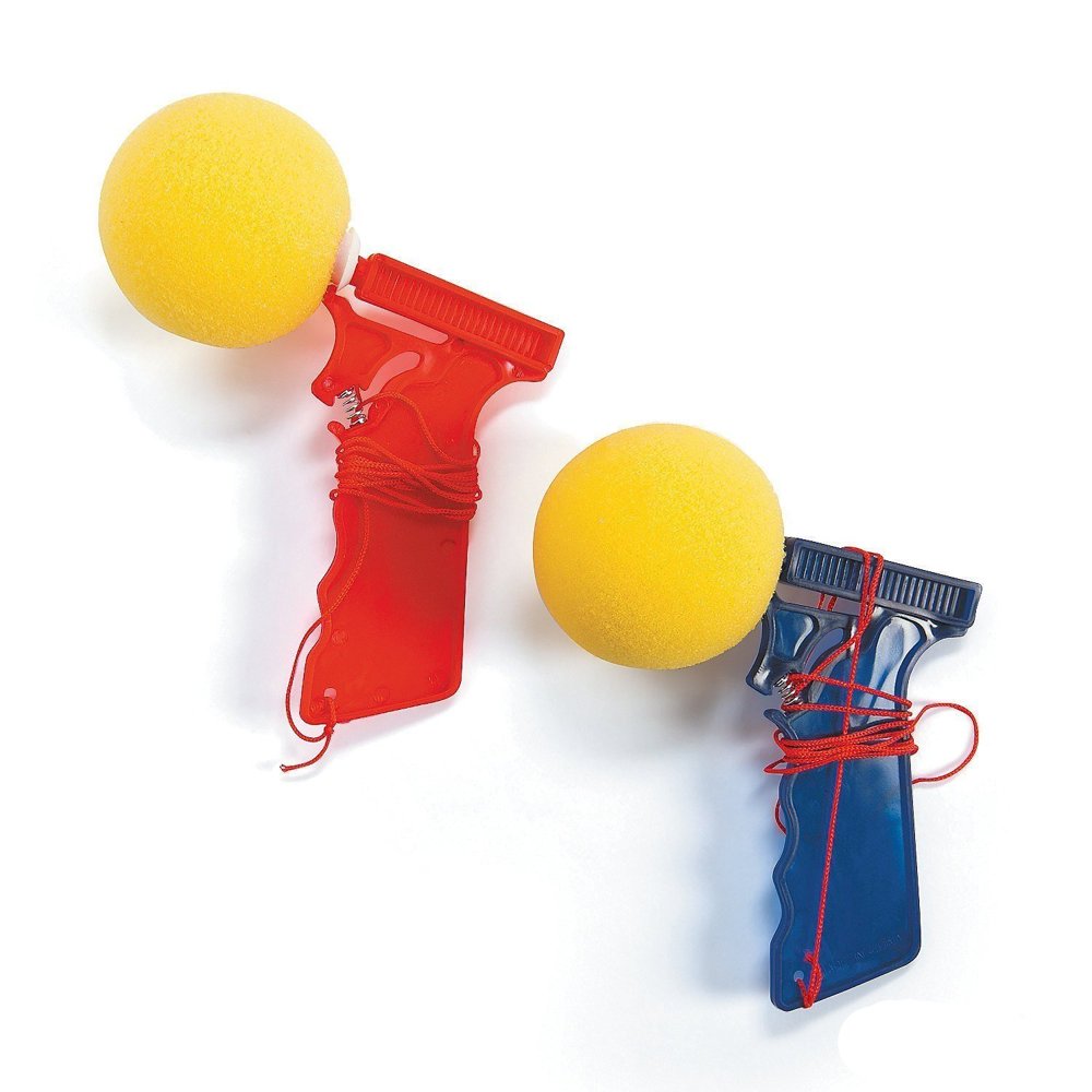 Sponge Ball Shooter 5.5 Inches Pack Of 3 Color May Vary Shoots