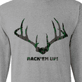 thumbnail image 4 of Inktastic Rack 'em Up in Camo Long Sleeve T-Shirt, 4 of 5