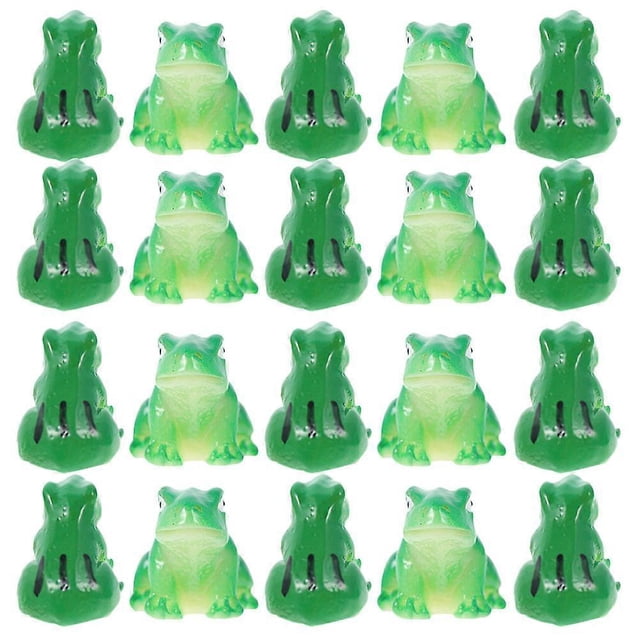 Here's a polished product description for your **25pcs Frog Figurines Micro Landscape Decor**:\n\n \n\n🌿 **25pcs Realistic Resin Frog Figurines Set –