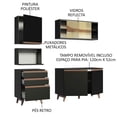 thumbnail image 4 of Cocina Integral Completa Modular Madesa Reims 180cm Negro 2, 4 of 5