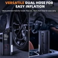 thumbnail image 3 of 5000A Jump Starter with Air Compressor, Portable Car Jump Starter Jump Box with 160 PSI Tire Inflator & Digital Display, Battery Jump Starter with USB Charging and LED Light for Cars, Trucks & SUVs, 3 of 10
