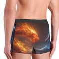 thumbnail image 2 of Haiem Red And Blue Fire Dragon D Men's Boxer Briefs, Every Day Comfort Stretch Cotton Moisture-Wicking Underwear-Small, 2 of 8