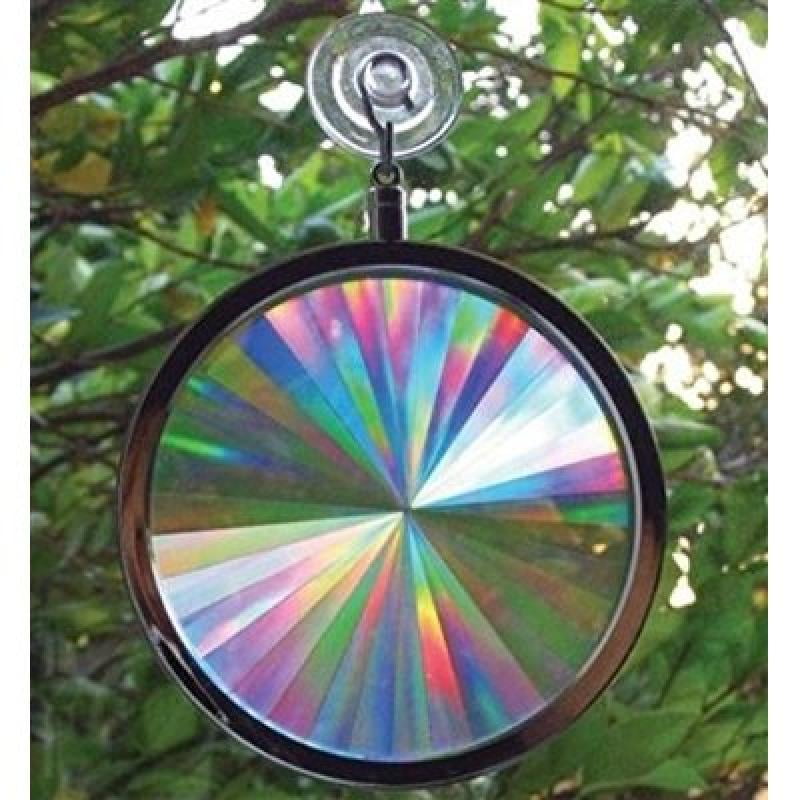 Crystal Rainbow Window Sun Catcher Includes A Bonus Rainbow On Bo Details about   Suncatcher 