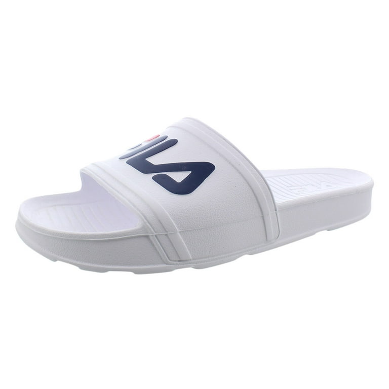 gracht Loodgieter kern Fila Sleek Slide Lt Mens Sandals Size 10, Color: White - Walmart.com