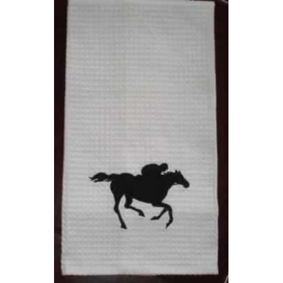 Equestrian Face Right Kitchen Towel