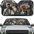thumbnail image 3 of 3D Zombie Inspired Windshield Sunshade Universal Fit Cars Suv Truck, 3 of 6