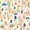 Color 2, variant on Mediterranean Peel and Stick Wallpaper 23.6in x 9.8ft Pink Tropical Palm Tree Sun Shell Motifs Contact Paper Self Adhesive Wall Paper for Home Classroom Locker Dorm Decor