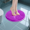 thumbnail image 4 of Foot Back Cleaning Pad, Shower Foot Scrubber Mat, Foot Washer Exfoliating Bath Wash Pad for Men and Women, Non Slip Bathtub and Shower Mat, Blue, 4 of 9