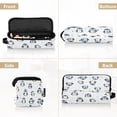 thumbnail image 5 of Hair Tool Organizer Bag with Heat Resistant Mat Removable Travel Storage Case for Hot Air Brushes Curling Irons Various Poses Penguin Patterns, 5 of 8