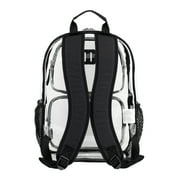 Eastsport Unisex Primo Clear 16 Backpack, Black