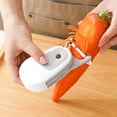 thumbnail image 6 of SLYNSHome Kitchen Gadgets Potato Peeler Vegetables Peelers for Carrot,Cucumber,Tomato Kitchen Supplies Kitchen Accessories - White, 6 of 9