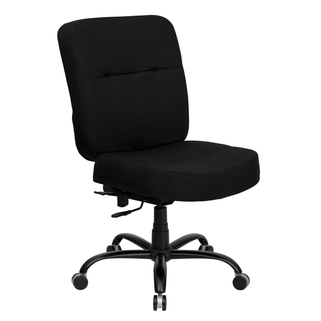Scranton & Co Chaise de Bureau avec Siège Extra Grand en Noir