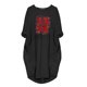 thumbnail image 1 of Vestido de manga larga para mujer Vestido de cuello redondo con estampado de amor Vestido casual Fridja  NMB2664, 1 of 3