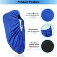 thumbnail image 4 of Uxcell Shoe Covers, 1 Pair Reusable Thickened Shoe Protector Covers for Home Indoor, Blue, 4 of 6
