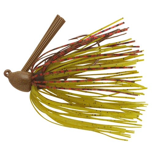 BOOYAH Baby Boo Jig Fishing Lure Jig Finesse Jig Green 3D Watermelon Red 5/16 oz