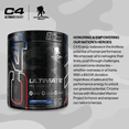 C4 Ultimate x Wounded Warrior Project Pre Workout Powder Freedom Ice