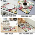 thumbnail image 4 of Dish Drying Mat for Kitchen Counter 20x12in Washable Quick Dish Drying Pad Rubber Backed Absorbent Draining Mat Fit Kitchen Counter,Bar,Under Sink,Dishes,Utensils,Dish Rack, 4 of 5
