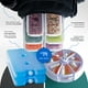 thumbnail image 5 of MOCHILA LONCHERA TERMICA AISLADA CON 6 CONTENEDORES ANTIGOTEO DE 600ML Y 400 ML, APTOS PARA MICROONDAS Y CONGELADOR, INCLUYE VASO MEZCLADOR, PASTILLERO Y HIELO REUSABLE, 5 of 7