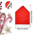 thumbnail image 2 of Ludlz 2 Pieces Christmas Chair Covers Decor, Santa Claus Red Hat Snowflake Chair Xmas Caps, Kitchen Dining Chair Slipcovers Sets for Christmas Holiday Festive Decorations, 2 of 8