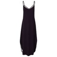 thumbnail image 6 of IROINNID Women's Sundress V-Neck Sleeveless Fashion Casual Dresses Summer Pullover Dress Solid Color Full-Length Dress, 6 of 6