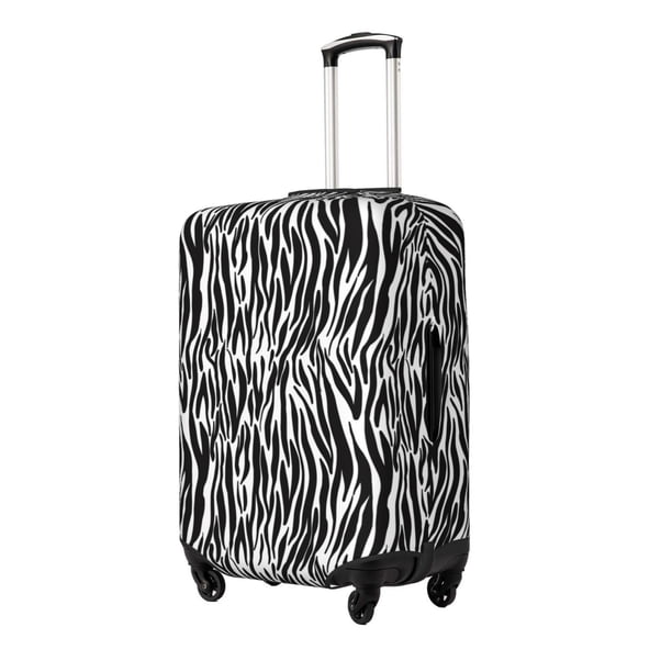 Balery Zebra Funda de equipaje, fundas para maletas, elástica, lavable, protector de maletas, compatible con maletas de 18 a 32 pulgadas-Large