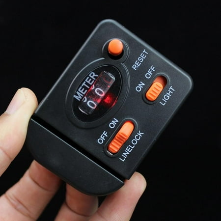 Digital Fishing Line Counter Clip-on Gauge 99M Trolling Jigging Depth Finder With Light Clip On Rod Professional Fishing Tackle Tool