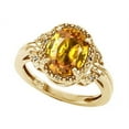 thumbnail image 2 of Tommaso Design� Oval 10x8mm Genuine Citrine Ring, 2 of 9