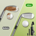 thumbnail image 4 of Golf Club Cleaner Set with Golf Club Brush Golf Groove Sharpener Golf Club Cleaning Tool Golf Water Brush, 4 of 7