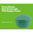 thumbnail image 1 of Mr.Garden 12 Inch Plastic Wall Mounted Planter, 1pack (Green), 1 of 4