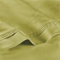 thumbnail image 4 of 650 Thread Count 100% Egyptian Cotton Solid Pillowcases, 2-Piece Pillowcase Set by Blue Nile Mills- Standard, Olive Green, 4 of 6
