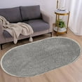 thumbnail image 6 of Clearance!IHXUXE Home Decor, Soft Bedroom Rugs Shaggys Rugs For Bedroom Oval Rugs Bath Carpet Living Room Runner Rug Soft Comfortable Water Absorption Non Slip Thick Machine Washable, 6 of 8