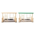 thumbnail image 1 of 2pcs Wood Perch Stand Birds Playground Stand Birds Gym Para Cockatiel \u0026 Parrots Fernando Gimnasio de juego de pájaros, 1 of 8