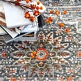 thumbnail image 6 of nuLOOM Penny Vintage Floral Medallion Area Rug, 8' x 10', Gray, 6 of 9