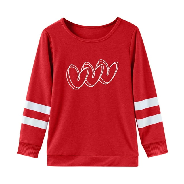 SXcggal One T-Shirt à Manches Longues pour Filles, Manchettes, Col Rond, Tunique Respirante et Confortable pour Enfants