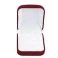thumbnail image 1 of Caja de presentación de joyería de diseño Simple, Clip de manga de anillo, soporte portátil, estuche reutilizable, accesorios de contenedor Almacenamiento y organización del hogar rojo oscuro blanco Billuyoard HA075265-04, 1 of 6