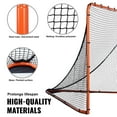 thumbnail image 4 of KFFKFF 6'x6' Lacrosse Goal Net Folding Backyard Lacrosse Training Equipment Steel, 4 of 9
