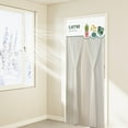 thumbnail image 4 of Fiudx Cortina de Encaje para Puerta, Diseño de Doble Capa, Elegante Tela de Poliéster, Instalación Sin Taladros, Bloquea La Luz Solar, Decoración Del Hogar, Versátil para Puertas y Armarios, Tamaño 1, 4 of 6