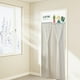 thumbnail image 4 of Xihbxyly Cortina de Encaje para Puerta, Diseño de Doble Capa, Elegante Tela de Poliéster, Instalación Sin Taladros, Bloquea La Luz Solar, Decoración Del Hogar, Versátil para Puertas y Armarios, Tamañ, 4 of 7