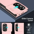 thumbnail image 5 of Decase for Samsung Galaxy Z Fold 7 5G 2025 Case with Slide Lens Cover, Rugged Hard PC + TPU Bumper Hybrid Cover ,Military Grade Shockproof Hard PC Phone Case for Samsung Z Fold 7 5G,Pink, 5 of 7