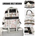 thumbnail image 3 of FORMRS Mini Backpack Purse for Women Travel Daypack Casual Shoulder Bag, Nordic Christmas House, 3 of 7
