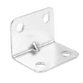 thumbnail image 2 of Stainless Steel Corner Braces Angle Brackets Silver Tone 8pcs, 2 of 4