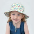 thumbnail image 2 of Ticikt Baby Sun Hat Toddler Bucket Hats Summer Sun Protective Kids Beach Hats Wide Brim Outdoor Camping Hat for Boys Girls 0-6Y, 2 of 5