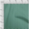 thumbnail image 2 of oneOone Cotton Silk Teal Green Fabric Geometric Fabric For Sewing Printed Craft Fabric By The Yard 42 Inch Wide, 2 of 4