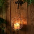thumbnail image 3 of PEACNNG Cage Candle Lantern Holder for Pillar Decorative Wedding Centerpiece Home Room Fireplace Mantle Decorations Gold Outdoor Crafts Decorative, 3 of 5