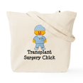thumbnail image 2 of CafePress - Transplant Surgery Chick Tote Bag - Unisex Canvas Tote Bag, Beige, 1-Piece, 2 of 9